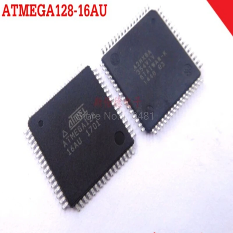 

ATMEGA128-16AU AVR AVR ATmega Microcontroller IC 8-Bit 16MHz 128KB (64K x 16) FLASH 64-TQFP (14x14)