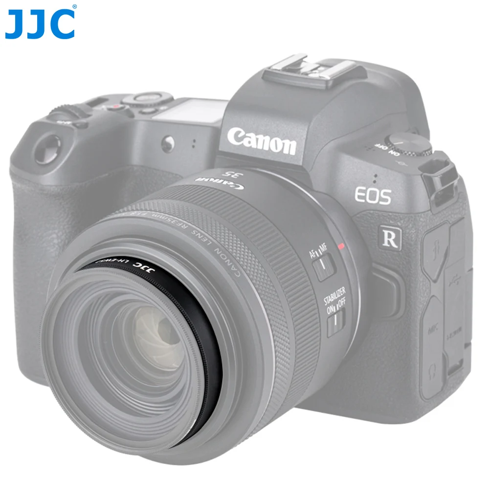 JJC LH-EW52 бленда объектива камеры для Canon RF 35 мм f/1,8 Macro IS STM объектив Заменяет Canon EW-52 камеры s аксессуары