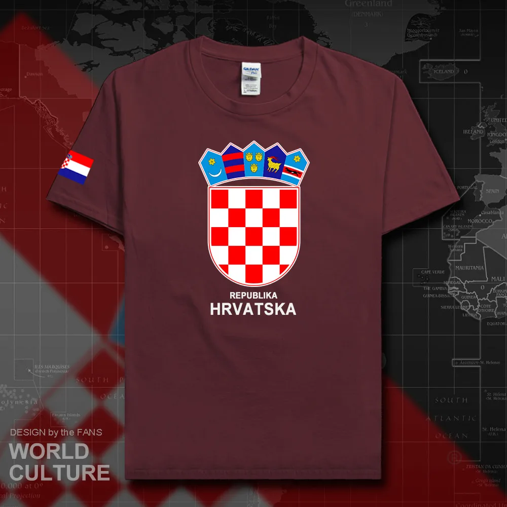 Croatia Hrvatska Croatian men t shirt 2018 jersey nation tshirt 100% cotton t-shirt clothing tees country sporting HRV Croats 20