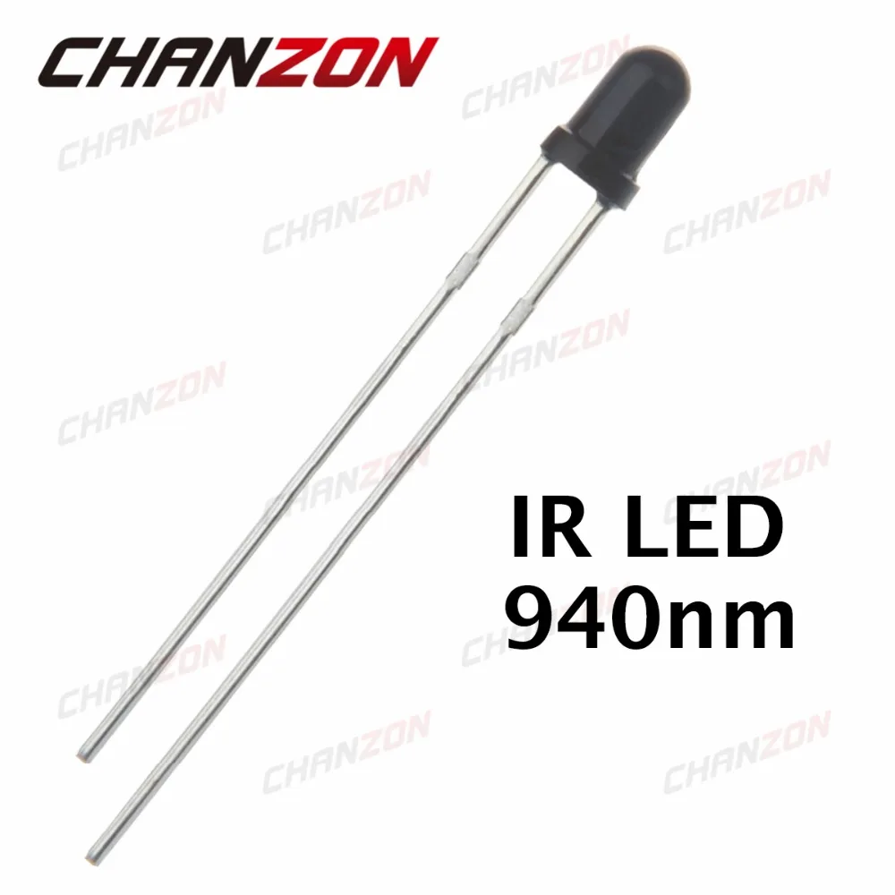LED IR Infrarouge 3mm 940nm