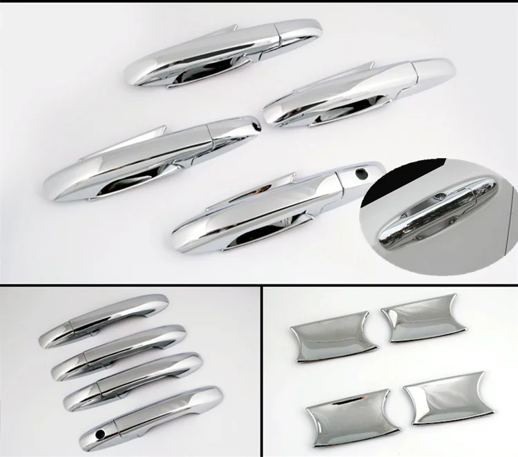 

FUNDUOO для Honda City 2009 2010 2011 2012 2013 2014 2015 новая хромированная Автомобильная дверная ручка чаша крышка отделка Стайлинг автомобиля