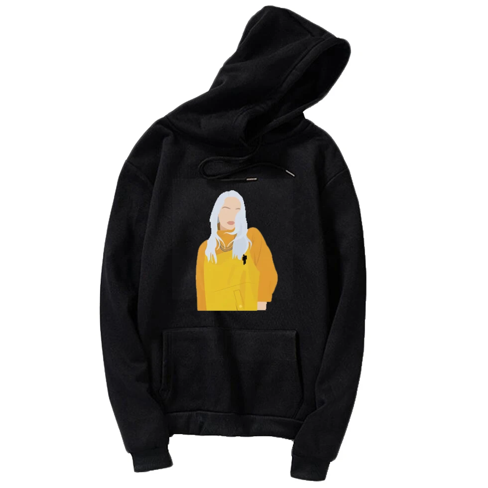 billie eilish Hooded Hoodies Women spring autumn woman