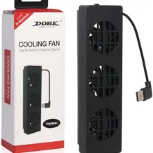 H 5-ю Супер Турбо Температура 3-вентиляторы внешний Управление охлаждающий вентилятор кулер для Nitendo консоли коммутатора Системы