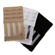 3 шт., удлинитель для бюстгальтера, 3 крючка, 3 ряда, удлиняющий ремень для женского бюстгальтера, аксессуары, регулируемые ремни для бюстгальтера, пряжка