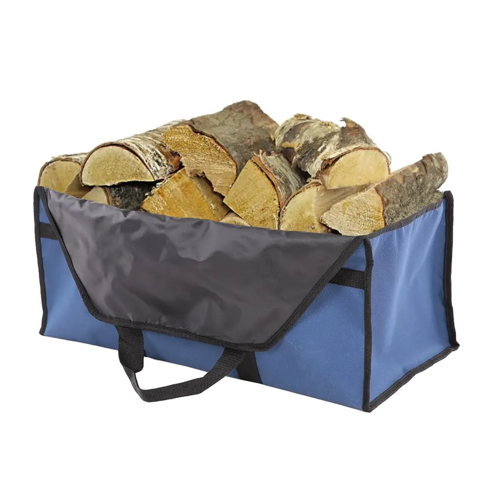 

Large Capacity Oxford Cloth Logs Carrier with 2 Handles Fire Wood Holders Firewood Storage Package Bag Holders Carrying Bag