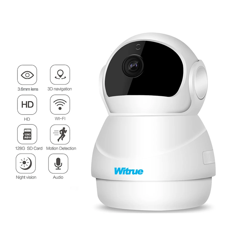 

HD1080P IP Camera Wifi Wireless Security Camera Panoramic View Two Way Audio IR LED Night Vision Motion Sensor Baby Monitor