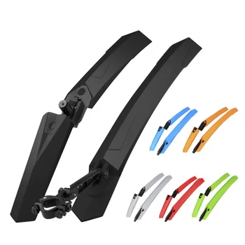 

Bicycle Fender Mountain Bike Mud Guards With LED Taillight Front Rear Mudguard Quick Release Fenders Bike Accessories RR7086