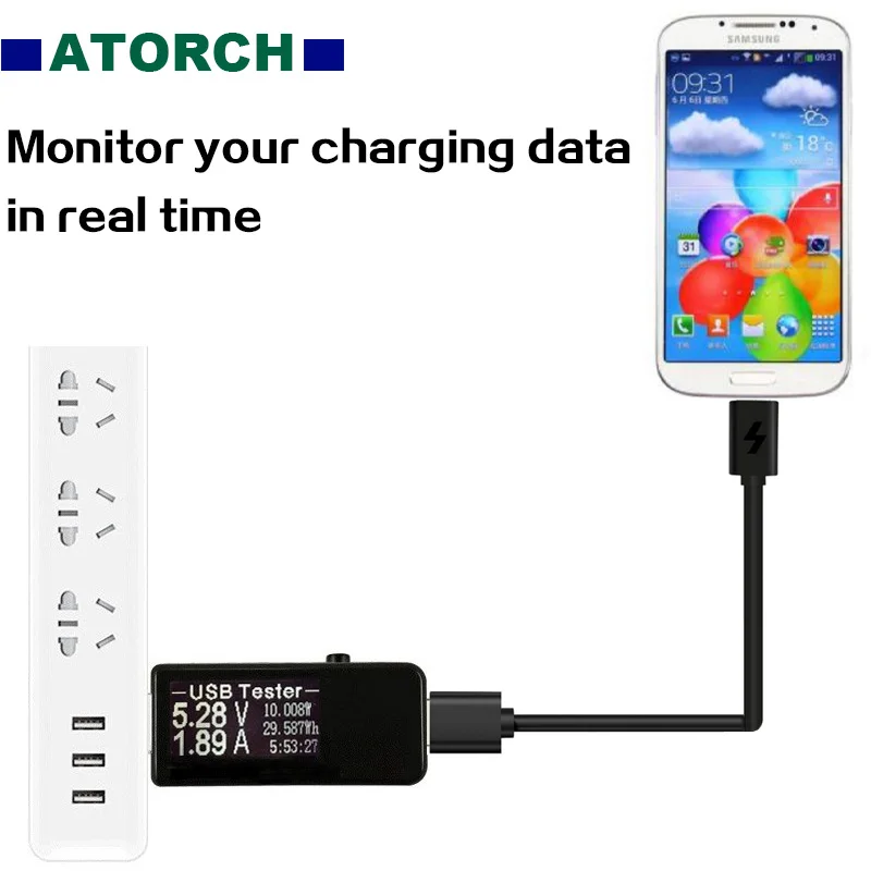 ATORCH Micro USB кабель для быстрой зарядки и синхронизации данных мобильного телефона +