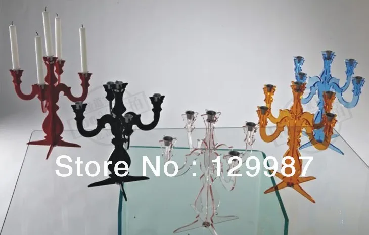 

Hot selling acrylic candle holder,acrylic candelabra home decoration,270x270x270mm