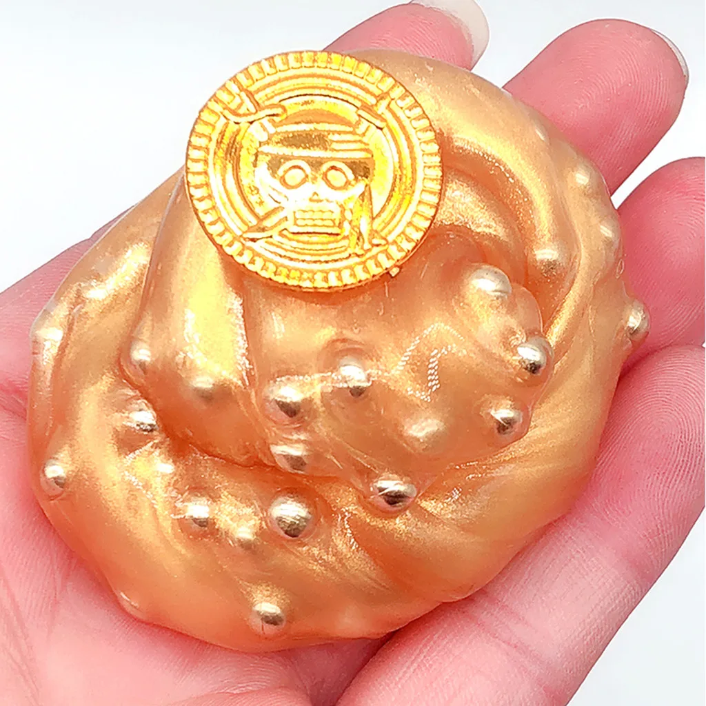 Прозрачные Кристальные слизи игрушки DIY легкие пластилиновые Подвески Слим