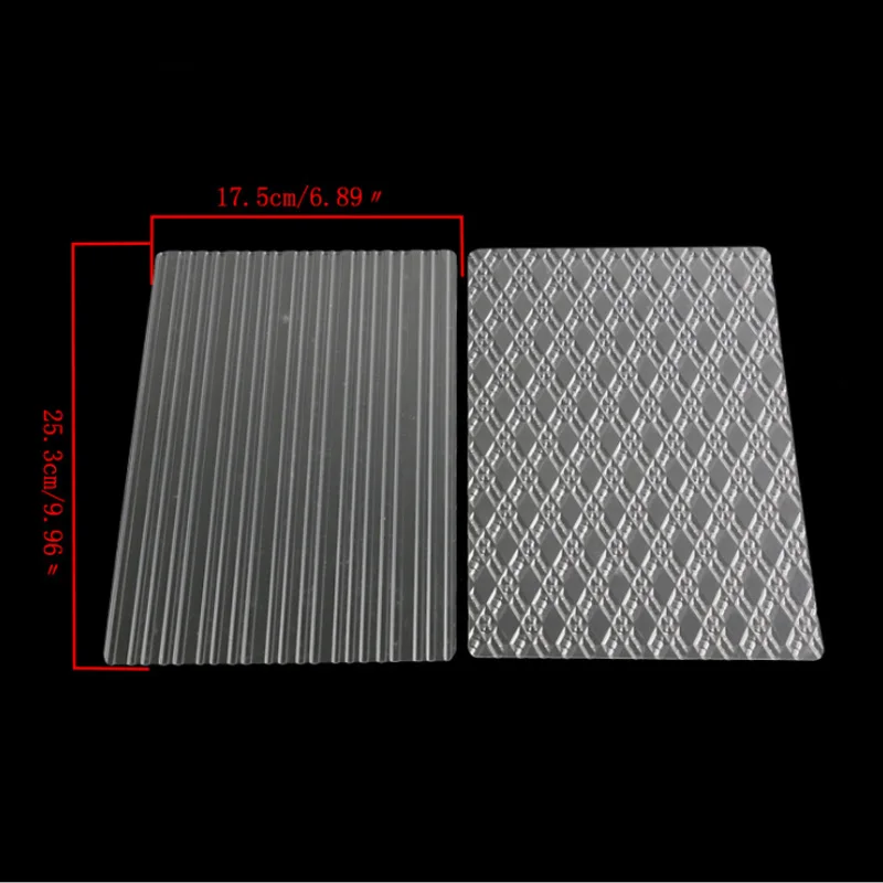 

Border Decor Tools Printing Die Transparent Texture Mat Lattice 6 Pcs Sugar Craft Bag Stripe Cake Mold