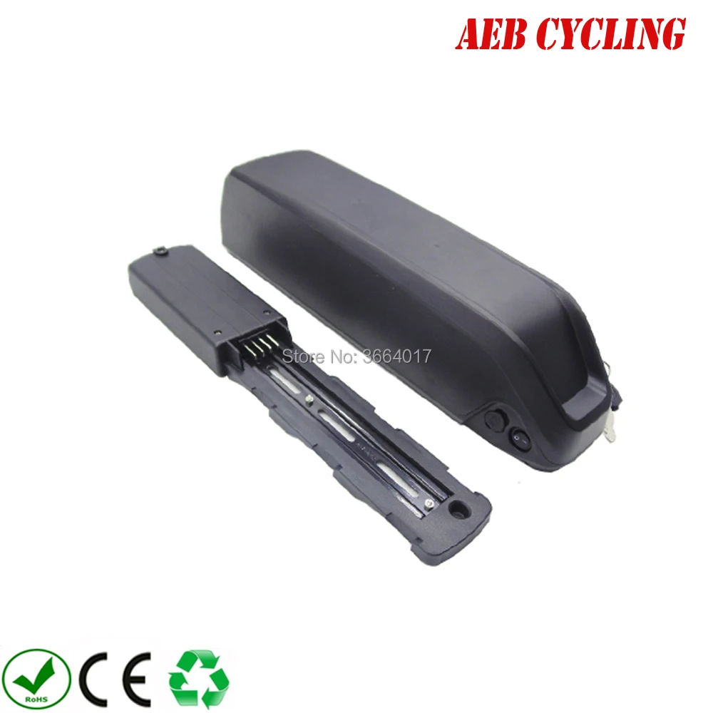 Sale Free shipping little polly 5C down tube ebike battery case 52 Pcs 18650 cells ebike battery shark case for fat tire bike 1