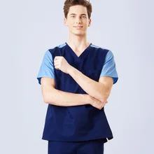 Большие размеры 4XL рабочая одежда для женщин и мужчин больница доктор медицинская Униформа с короткими рукавами Униформа хирургическая изоляция медицинские скрабы наборы