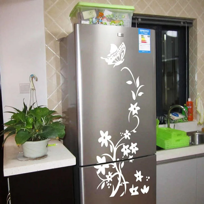 2017 HOT High Quality Flower Vine Room Refrigerator Wardrobe Sticker Decal Mural Home Decor wh | Дом и сад