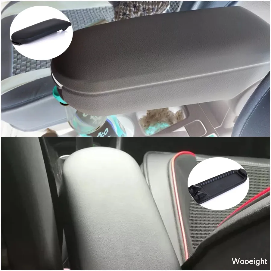 Buy Black Leather Center Console Armrest Cover For Volkswagen VW B5 Jetta 4