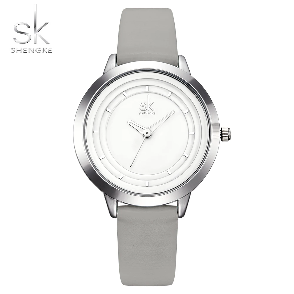 SHENGKE женские часы лучший бренд класса люкс SK модные кожаные reloj mujer relogio