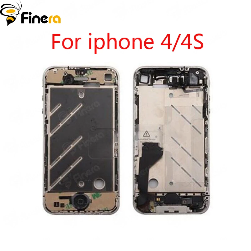 

Front Frame For iphone 4/4S New Middle Frame housing Replacement Parts Tools As Gift
