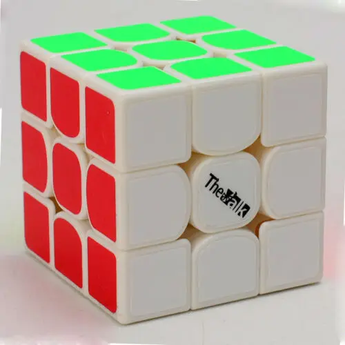 QiYi Valk 3 3x3x3 Кубик Рубика для профессионалов скоростной куб Гладкий 3D Твист Головоломка обучающая игрушка или хороший подарок для детей - Цвет: White