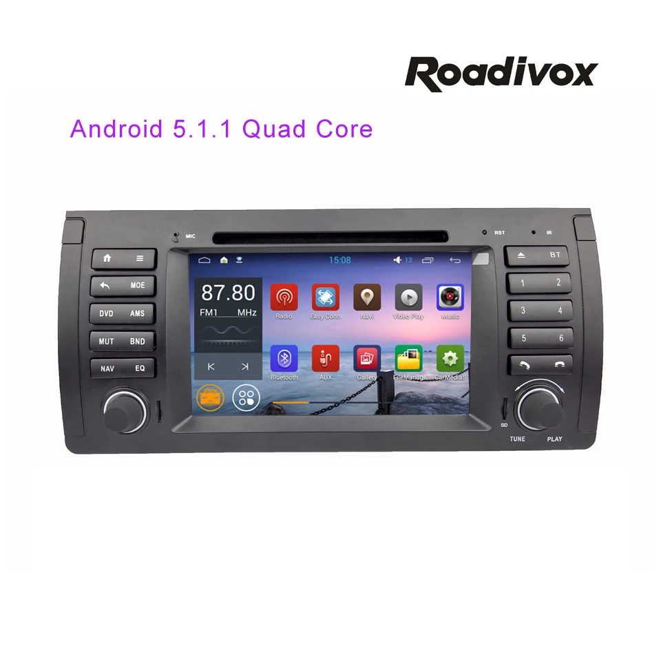 imágenes para Android 6.0 Coches Reproductor de DVD GPS de Radio para BMW E39 M5 X5 E53 VÍDEO 1080 P BT Gps stearing ruedas Mirroring DVR ODB2 imágenes para Android 6.0 Coches Reproductor de DVD GPS de Radio para BMW E39 M5 X5 E53 VÍDEO 1080 P BT Gps stearing ruedas Mirroring DVR ODB2
