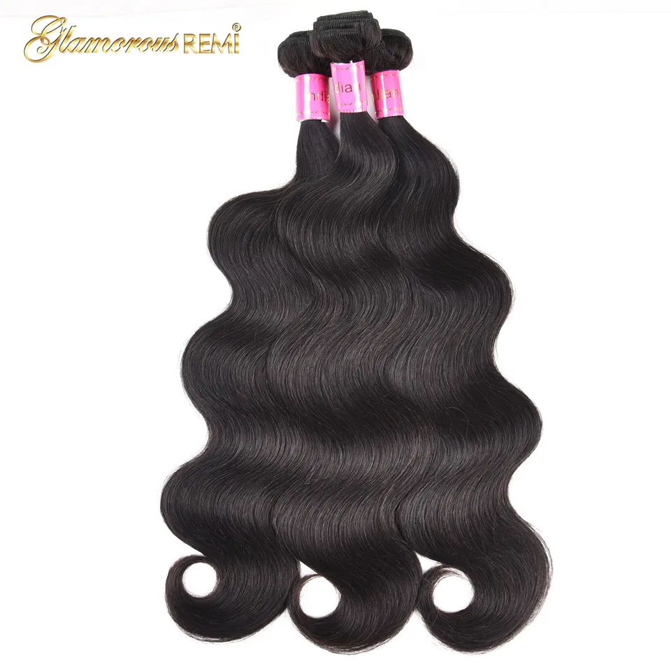 100% Human Hair Bundles 3 Piece Natural Black Brazilian Body Wave Weave 8-26 Inch Remy Extension Dropship | Шиньоны и парики