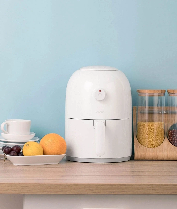 Xiaomi Mijia Onemoon 2L электрическая воздушная фритюрница, бытовая, интеллектуальная, без испарений, высокая емкость, электрическая фритюрница, машина для картофеля фри 800 Вт