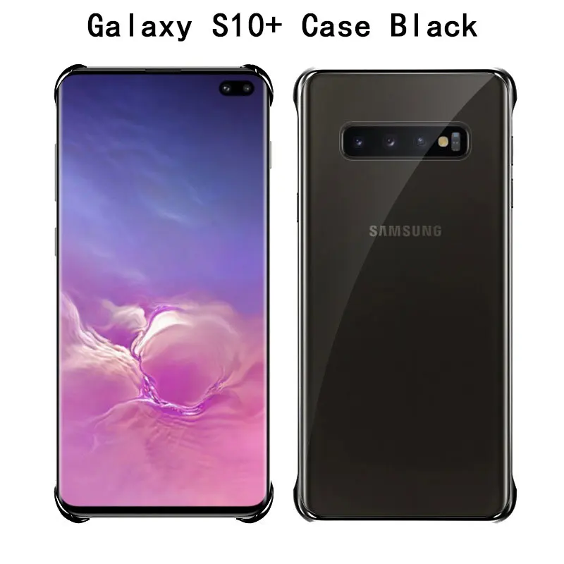 Для samsung Galaxy S10 Plus S10e чехол прозрачный задняя крышка Жесткий ПК Противоударный 360 милый роскошный полный защитный чехол