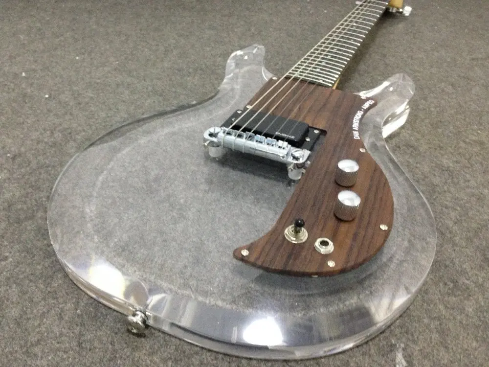 

New style acrylic body electric guitarDan Armstrong.Ampeg guitar