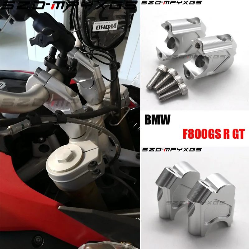Для BMW F800GS/F800R/F800GT серебряные аксессуары для мотоциклов Ручка Бар Зажим выпуклый