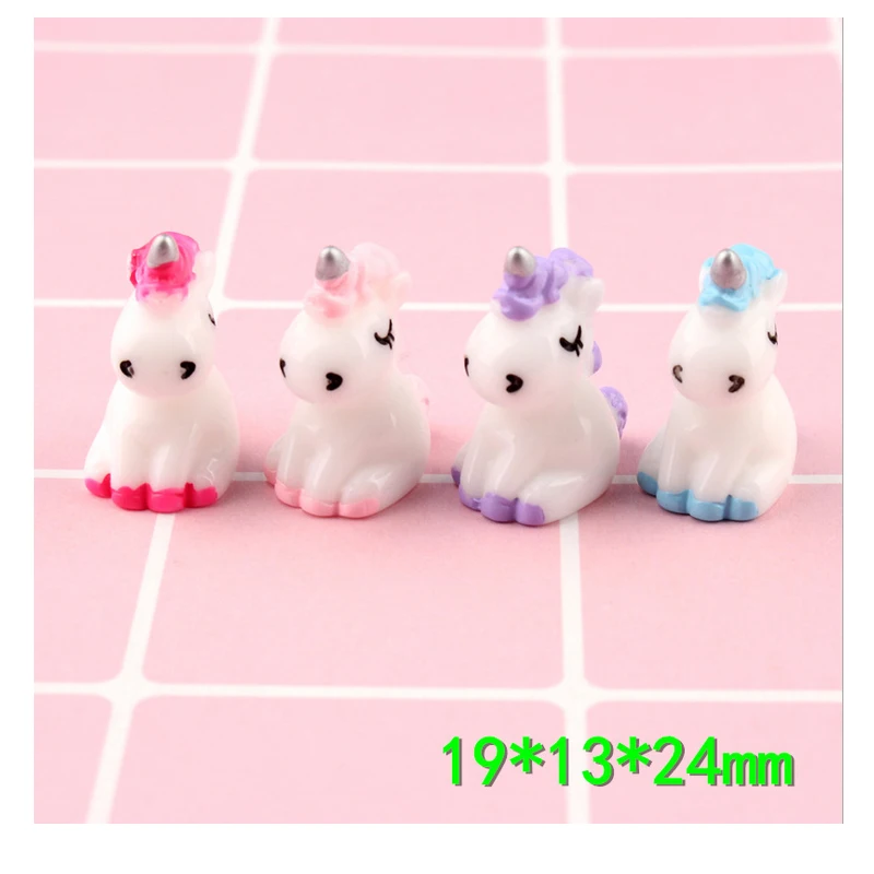 

CCINEE 1PCS Resin Unicorn For DIY Micro Landscape Material Resin Accessories
