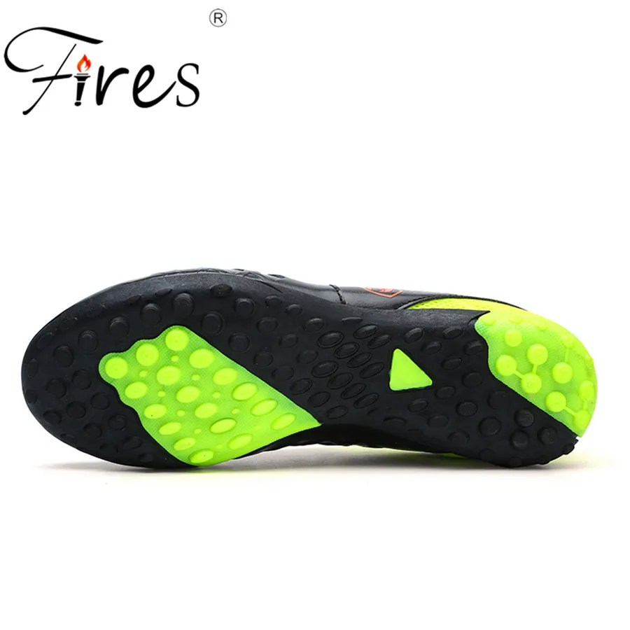 Incendios marca profesional césped Zapatillas de Soccer hombres al aire libre Deportes Fútbol Zapatos verano hombre chuteiras Boy zapatos de futbol