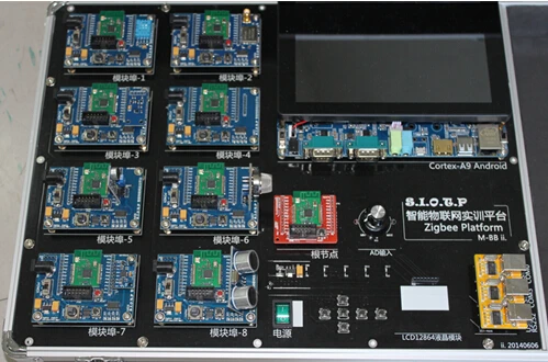 

Cortex-A9 Internet of things experiment box ZigBee CC2530 sensor / smart home /Android QT