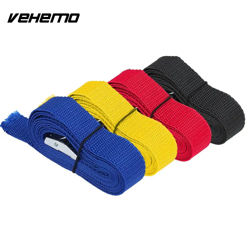 VEHEMO 2,5 м Авто Лодка фиксированный Ремень багажный ремень втягиватель с пряжкой из сплава