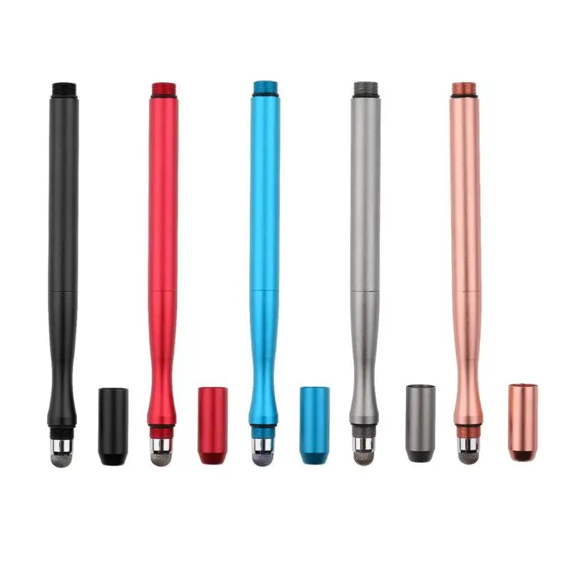  Kapazitiven Stylus Stift Runde Spitze + 60 Stoff Spitze Touch Bildschirm Kapazitiven Zeichnung Styl