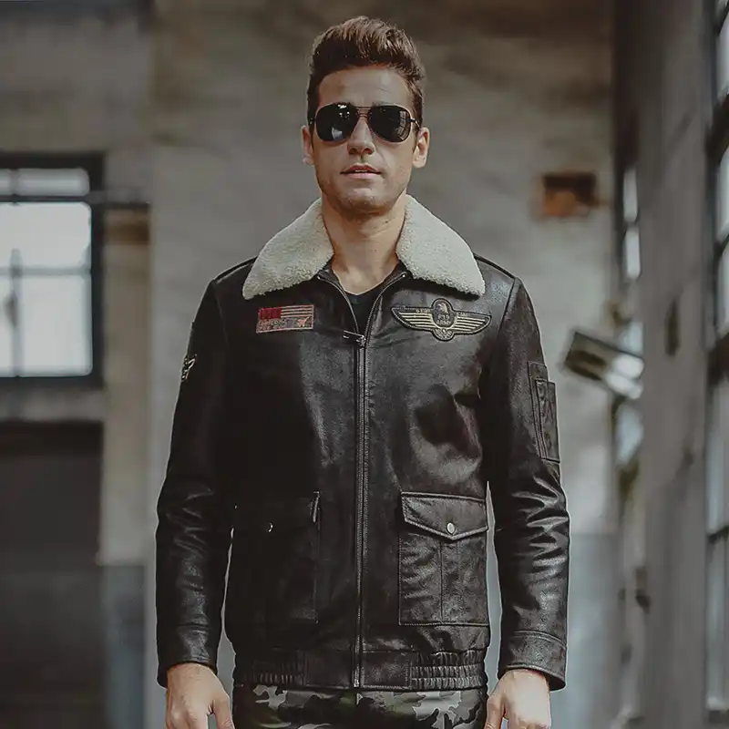 Aviators leather jacket Clearance