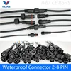 5 pairs Waterproof connector Current 4A/6A 2 pin / 3 pin / 4 pin  with wire cable IP67 female to male plug  0.5/0.75(mm2) ► Photo 2/5