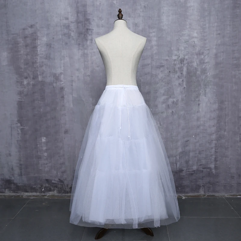 Нейлоновая Русалка и платье-труба 1 уровень пола длина скольжения стиль/свадебные Нижние юбки