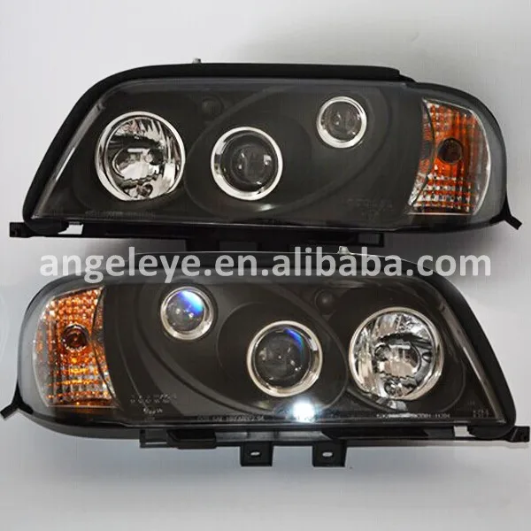 1996 2000 год для Benz W202 C200 C300 C180 автомобильные передние фары налобный фонарь черный