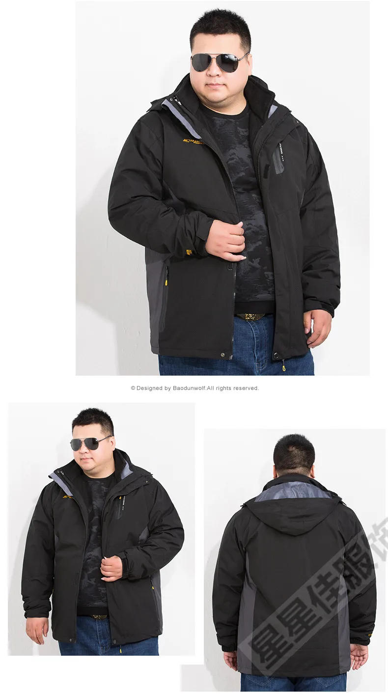 PLUS 10XL 8XL Winter Jacket Men New Arrival Casual Loose Thick Warm Mens Coats Parkas With Hooded Long Overcoats Clothing Male