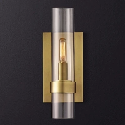 

modern Retro crystal Wall Lamp gold iron Restaurant Cognac indoor lighting bedside lamp Wall Lamp sconce