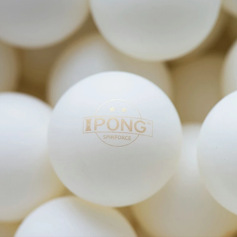 iPONG Table Tennis Ball 2-star 40+ ABS Serving machine ball new material plastic poly ping pong balls tenis de mesa iPONG Table Tennis Ball 2-star 40+ ABS Serving machine ball new material plastic poly ping pong balls tenis de mesa