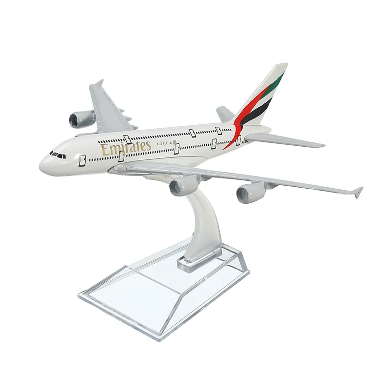 Airbus380 Эмирейтс A-380 самолета аэроплан 16 см литья под давлением модели Объединенные