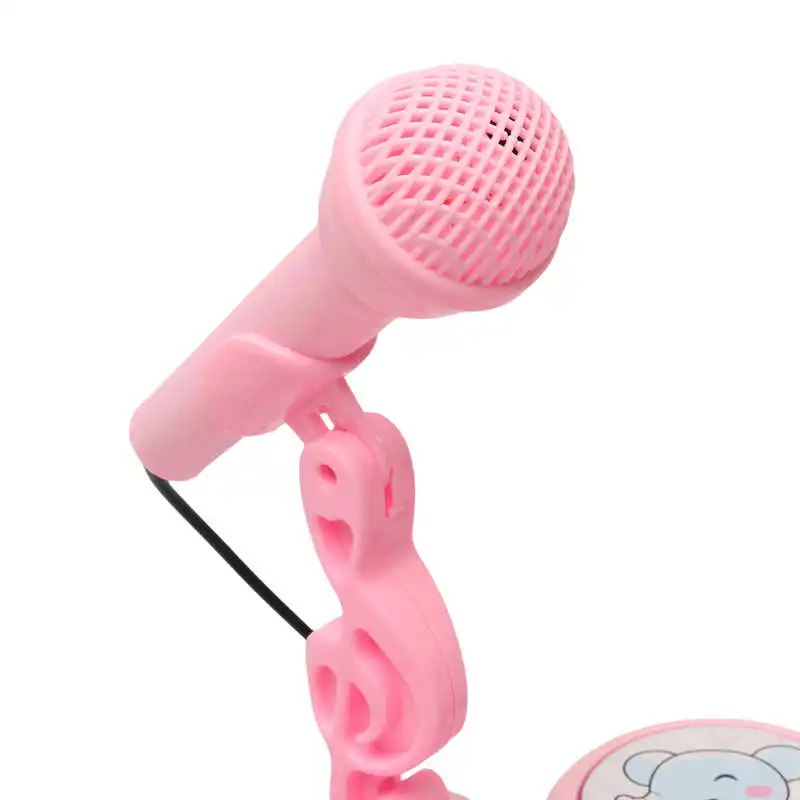 Розовый 37 ключ дети электронная клавиатура пианино игрушечные органы/микрофон музыка играть детские развивающие игрушки подарок для детей