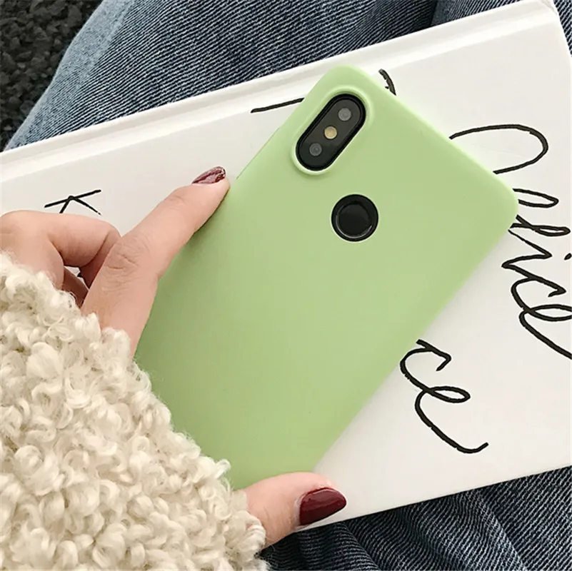 

For Huawei Honor 10 9 9i 8 8C 8X MAX 7 7X 7i 6 6A 6X 5A 5X Nova 2 2i 2s 3 3i 3e 4 Lite Plus Simple Frosted Green Plain CaseCover