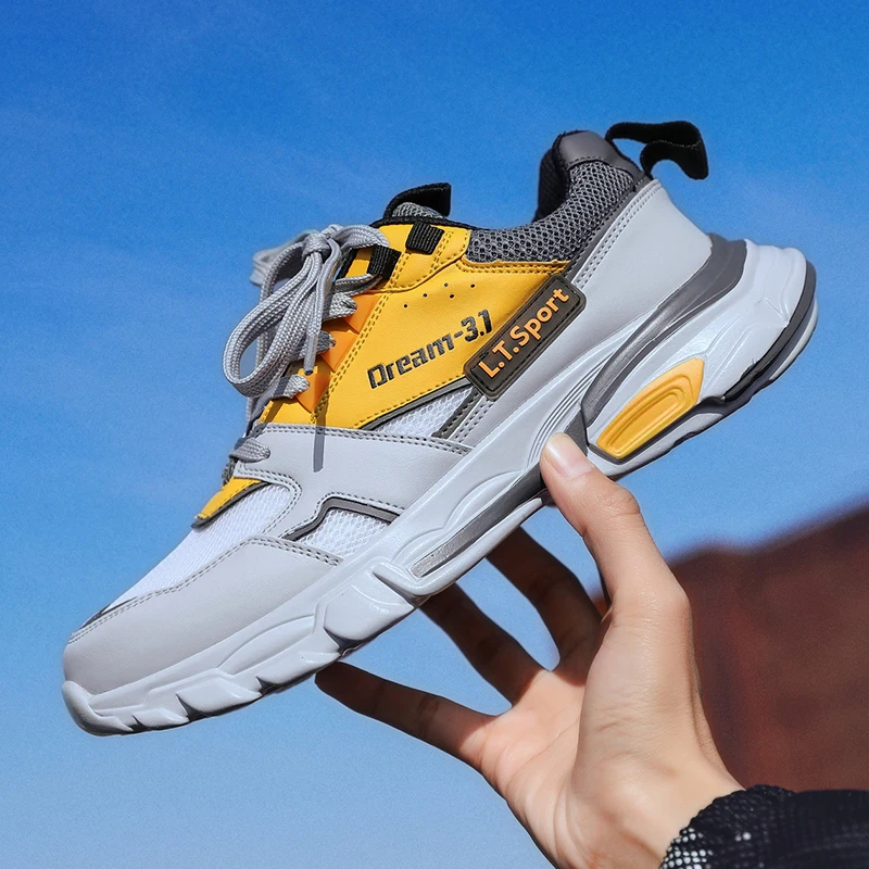 Men's Chunky Sneakers 2019 New Plus size 46 Black Thick Sole Shoes For Male Mesh Breathable Men Casual Shoes 1911m Men's Chunky Sneakers 2019 New Plus size 46 Black Thick Sole Shoes For Male Mesh Breathable Men Casual Shoes 1911m