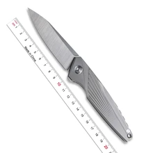 LOVOCOO BM76 Flipper folding knife M390 blade titanium handle Outdoor hunting knife Camping EDC tools Kitchenware fruit knife