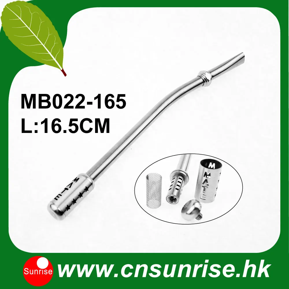 

1PCS/Lot 2017 The Latest Delicate Yerba Mate Bombilla Drinking Straw With Removable Stainless Steel Filter Straw Hot Sale