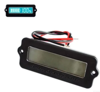 

Blue/Green 12V LY6W Lead Acid Battery Capacity Indicator LCD Digit Display Meter Lithium Battery Power Detector Tester Voltmeter