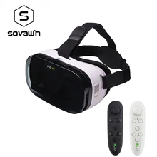 New! Fiit 2N Virtual Reality Smartphone VR 3D Glasses Google Cardboard Video Game Model VR Headset Box For 4-6′ Phone