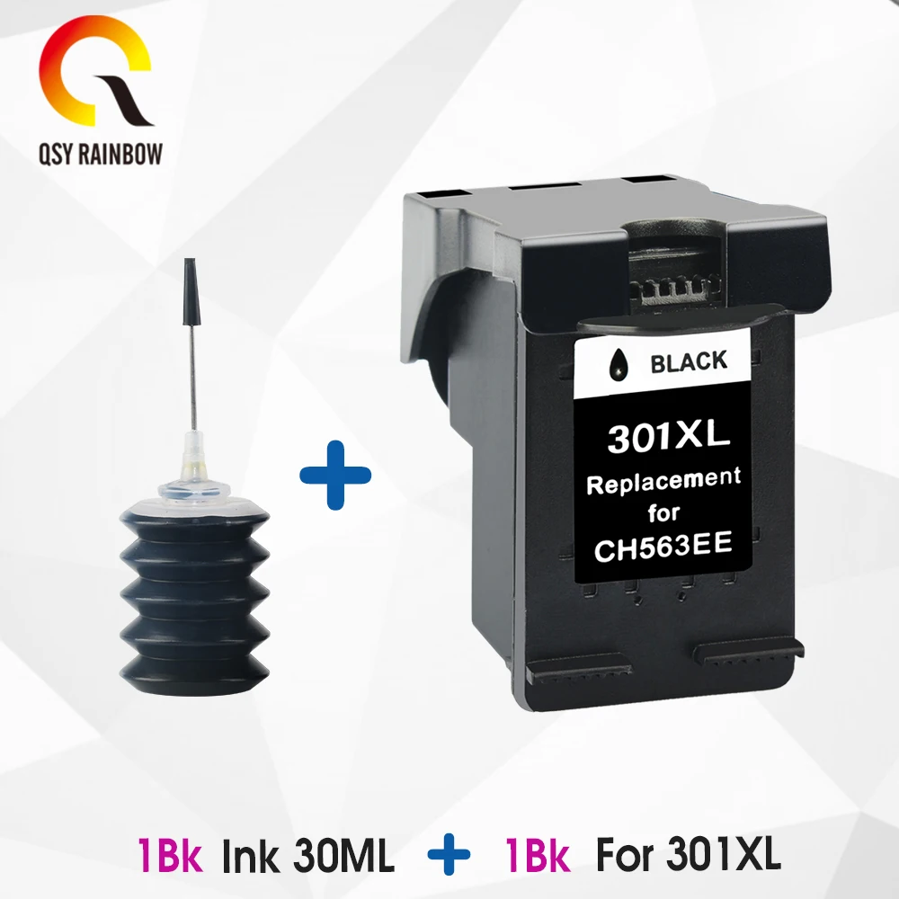 QSYRAINBOW совместимый картридж 301XL для HP 301 XL hp DeskJet 1050 2050 3050 2150 3150 1010 1510 2540|Чернильные