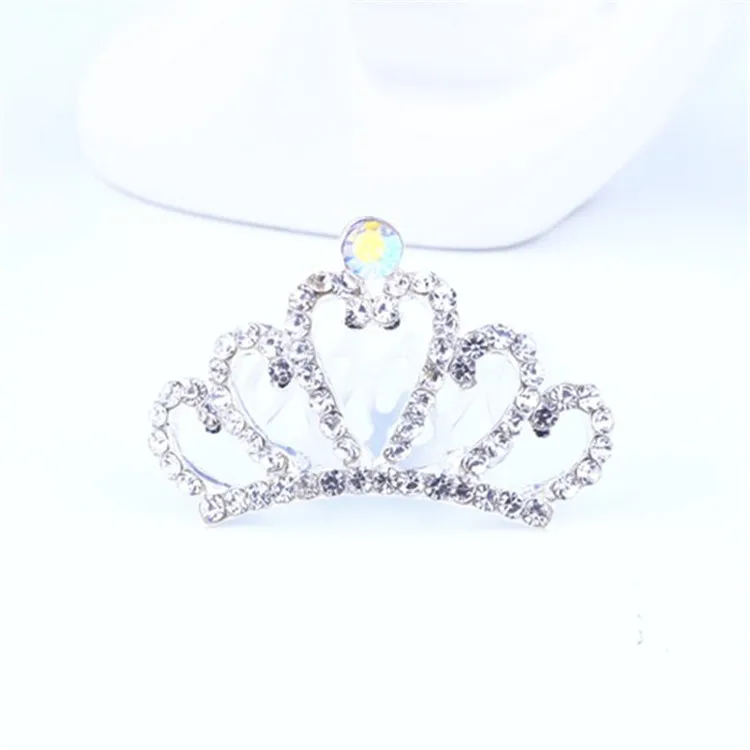 Малыш девушки Diademas Para Bebe корона платье для первого причастия, элегантный стильный браслет в виде полой позолоченой тиара корона принцессы вечерние Головные уборы украшения